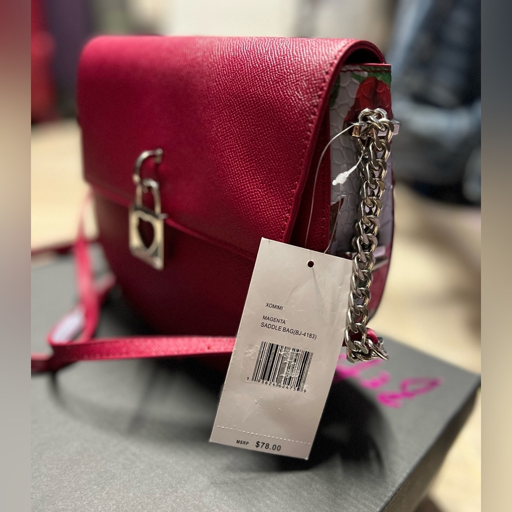 Betsey Johnson Red Floral Crossbody Bag - Picture 10 of 15